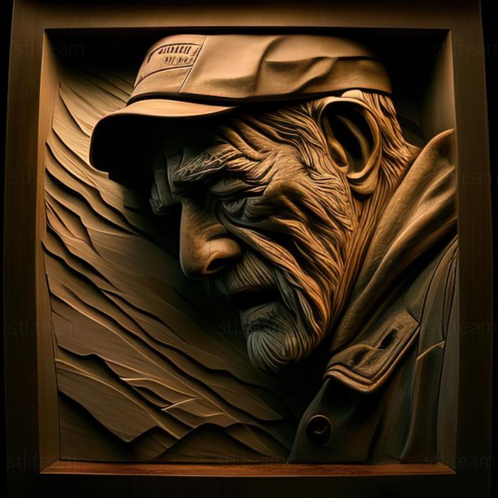 3D model Buford Delaney American artist (STL)